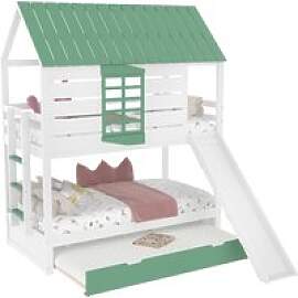 90x200cm Kinder-Hausförmiges Etagenbett mit