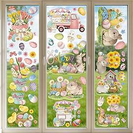 9 Blatt 20x30cm Selbstklebende Fensterbilder, 70