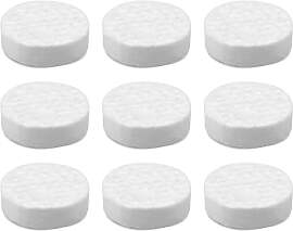 9 Stück Keramikwolle für Bioethanols, Runde