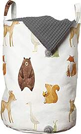 ABAKUHAUS Tiere Wäschesack, Baby-Tiere Aquarelle, 