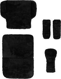Abc Design Sitzauflage Buggy schwarz