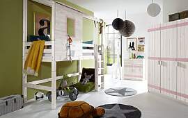 Abenteuer-Midi-Hochbett Kids Paradise Kiefer