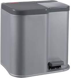 Abfalleimer silber