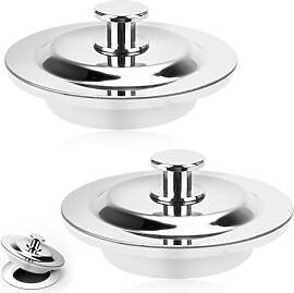 Abflussstopfen Edelstahl 2 Stück, 42-44mm