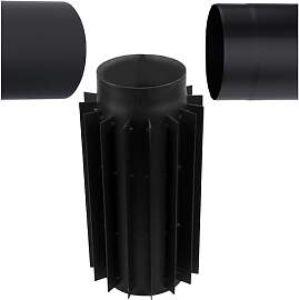 Abgaswärmetauscher Ø 120 mm Schwarz -