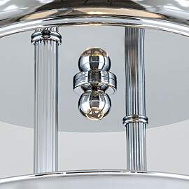 Abgehängte Deckenleuchte ALT WIEN, Nickel, 29cm