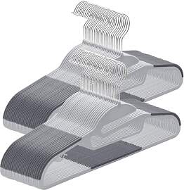 ABHENG Kleiderbügel Kunststoff, 50er-Pack