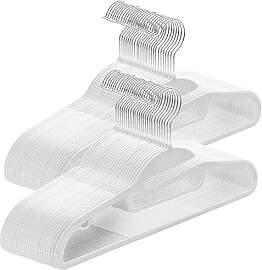 ABHENG Kleiderbügel Kunststoff, 50er-Pack