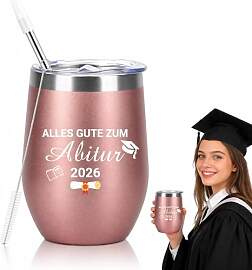 Abitur 2026 Geschenke Mädchen - Thermobecher