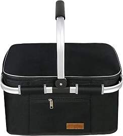 ABIUBIU 35L Kühltasche Einkaufskorb Picknickkorb