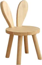 Aboiledy Kinderstuhl Massiv Holzhocker 3 Jahr