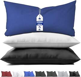 aboveBED Kissenbezug 40 x 60 (2er-Set), Blau,