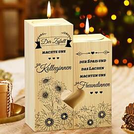 Abschiedsgeschenk Kollegen Kerzenständer, KAAYEE