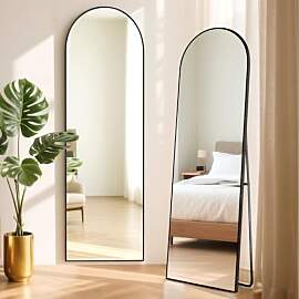 ABXMAS Moderner Ganzkörperspiegel Schwarz