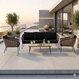 Acamp Ceres Loungeset inkl. Loungetisch