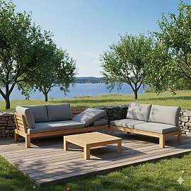 Acamp Granada Loungeset inkl. Loungetisch