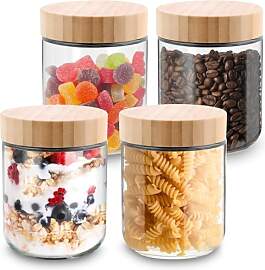 Acasimo Meal Prep Gläser mit Deckel 2er Set,