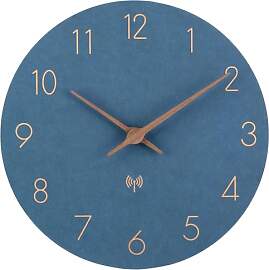 ACCSHINE Funkuhr Wanduhr MDF Holz Wanduhr Ohne