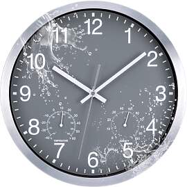 ACCSHINE Outdoor Wasserdicht Wanduhr Mit