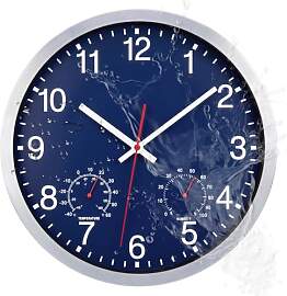 ACCSHINE Outdoor Wasserdicht Wanduhr Mit