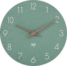ACCSHINE Wand Funkuhr MDF Holz Wanduhr Ohne