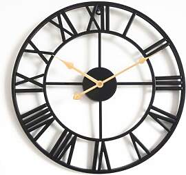 ACCSHINE Wanduhr im Vintage-Stil Rund Metall