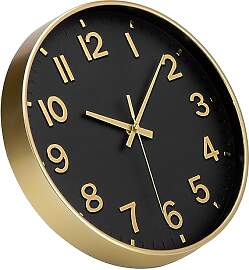 ACCSHINE Wanduhr Ohne TickgeräUsche Lautlos 30cm