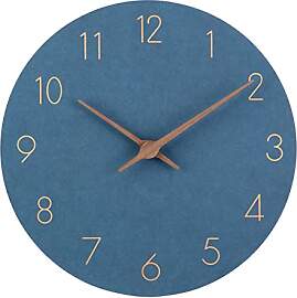 ACCSHINE Wanduhr Ohne Tickgeräusche MDF Holz