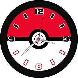 Accutime POK3155-A Kinder Wanduhr Pokéball,Runde