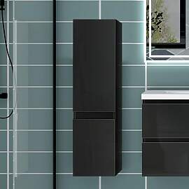 Acezanble Hochschrank Badezimmerschrank Hochglanz