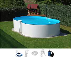 Achtformpool KONIFERA "MONACO 1", weiß, 