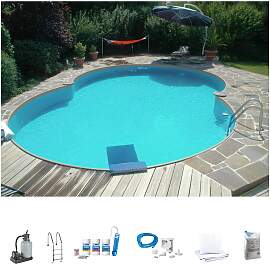 Achtformpool MY POOL BWT "LAGOON 2",