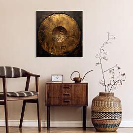 Acrylglasbild QUEENCE "Abstrakte Kunst in