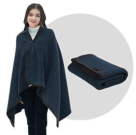 ACUSHLA Tragbare Kuscheldecke MerinoWolle