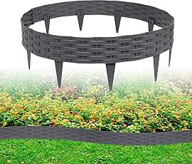 ACXIN 5m Rasenkante Beeteinfassung Gartenpalisade