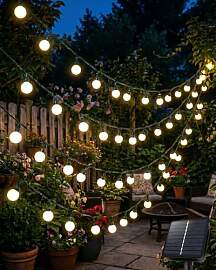 AdalyRoma solar lichterkette outdoor,8.8 Meter,60