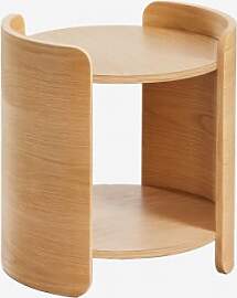 Adelis Nachttisch Aus Holz Braun Eiche - Sklum