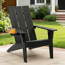 Adirondack Stuhl mit Getränkehalter für Outdoor