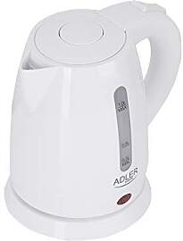 Adler AD1272 Wasserkocher, 1 l, Weiß