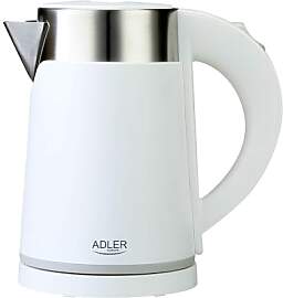 Adler - Kompakter Edelstahl Wasserkocher 0,6 L -