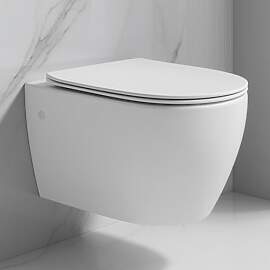 ADOB, spülrandlose WC Keramik Nanoversiegelung