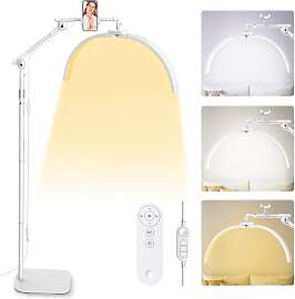 Adonafy LED Halbmond Wimpern Lampe: Drehbar 360°