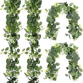 Aeaocvo Eukalyptus Girlande 4 Stück 180 cm