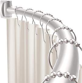 AeedWisp Gebogene Duschvorhangstange, 89-193cm