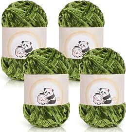 Aeelike 400g Warme Chenille Strickwolle zum