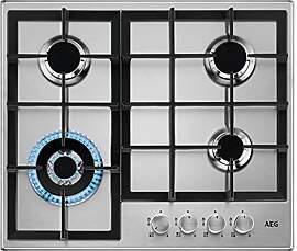 AEG HGB64400SM Slim Line Gaskochfeld, 60 cm, 4