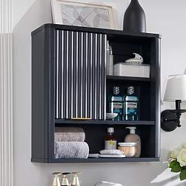 AetherWood Badezimmerschrank Hängeschrank mit