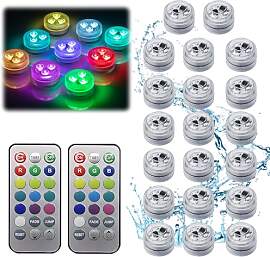 Afenau Mini Unterwasser Licht, 20 Stück LED