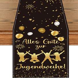 Afritee Alles Gute Zur Jugendweihe Tischläufer,