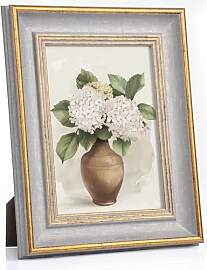 Afuly 13x18 Bilderrahmen Vintage Grau Gold